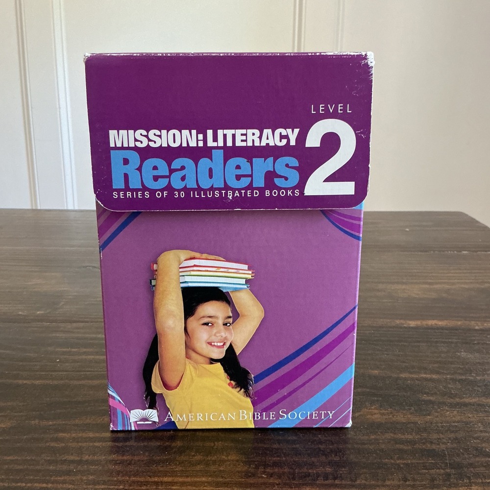 American Bible Society Mission Literacy Readers Level 2 Box Set 30 Books 2008